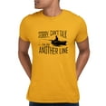 thumbnail image 1 of Adult Sorry Can't Talk I'm On Another Line Fishing T-Shirt, 1 of 1