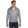 thumbnail image 1 of Adult Sport Lace Poly Hooded Sweatshirt - ATH GREY HEATHER - XL, 1 of 3