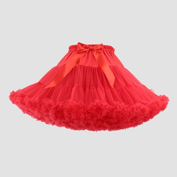 Adult Standard Soft Girl Mesh Puff Skirt Dance Ballet Tutu Violent Cotton Skirt Support