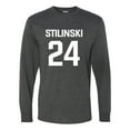 thumbnail image 1 of Adult Stilinski LaCrosse #24 Long Sleeve T-Shirt, 1 of 1