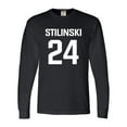 thumbnail image 1 of Adult Stilinski LaCrosse #24 Long Sleeve T-Shirt, 1 of 1