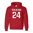 thumbnail image 1 of Adult Stilinski LaCrosse #24 Sweatshirt Hoodie, 1 of 1