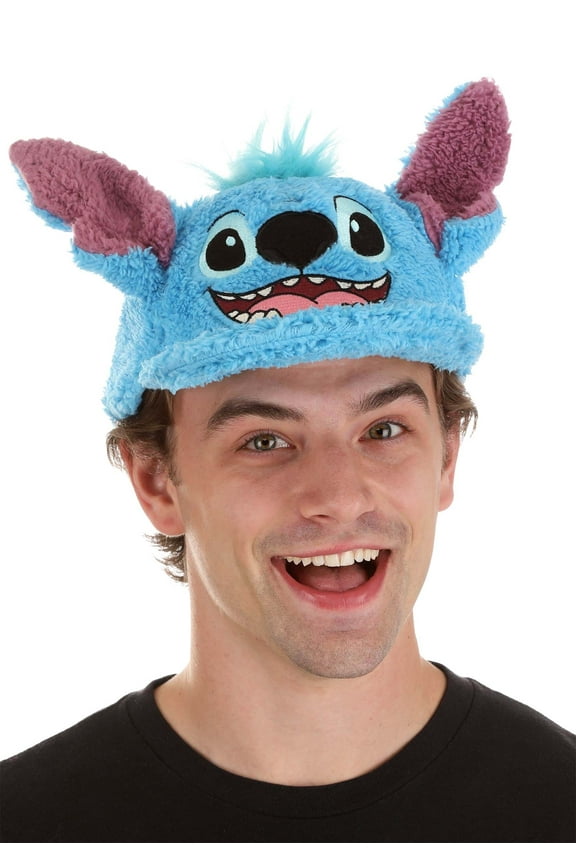 Adult Stitch Fuzzy Cap