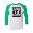 thumbnail image 1 of Adult Straight Outta Quarantine 3/4 sleeve T-Shirt, 1 of 1