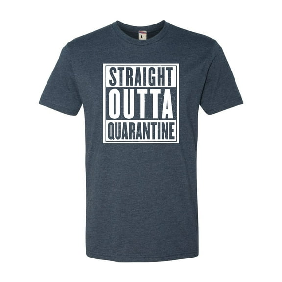 Adult Straight Outta Quarantine Deluxe T-Shirt