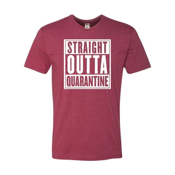 Adult Straight Outta Quarantine Deluxe T-Shirt