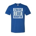 thumbnail image 1 of Adult Straight Outta Quarantine Deluxe T-Shirt, 1 of 1