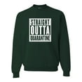 thumbnail image 1 of Adult Straight Outta Quarantine Sweatshirt Crewneck, 1 of 1