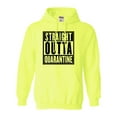 thumbnail image 1 of Adult Straight Outta Quarantine Sweatshirt Hoodie, 1 of 1