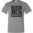 thumbnail image 1 of Adult Straight Outta Quarantine T-Shirt, 1 of 1