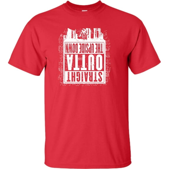 Adult Straight Outta The Upside Down T-Shirt