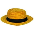 thumbnail image 1 of Adult Straw Roarin' 20's Skimmer Hat, 1 of 2