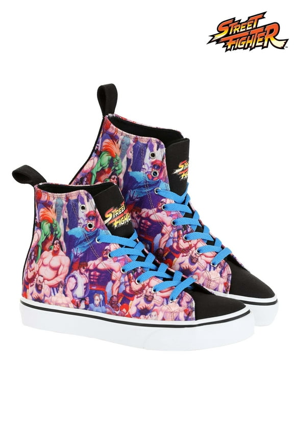 Adult Street Fighter High Top Sneakers