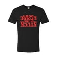 thumbnail image 1 of Adult Stuck In The Upside Down Deluxe T-Shirt, 1 of 1