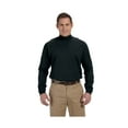 thumbnail image 1 of Adult Sueded Cotton Jersey Mock Turtleneck - BLACK - XL, 1 of 3
