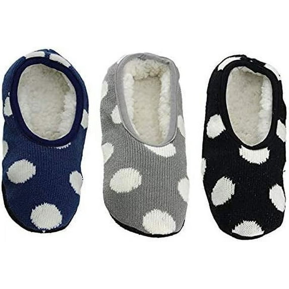 Adult Super Soft Warm Microfiber Travel Sock Footsie Slipper - Cozy Slip On