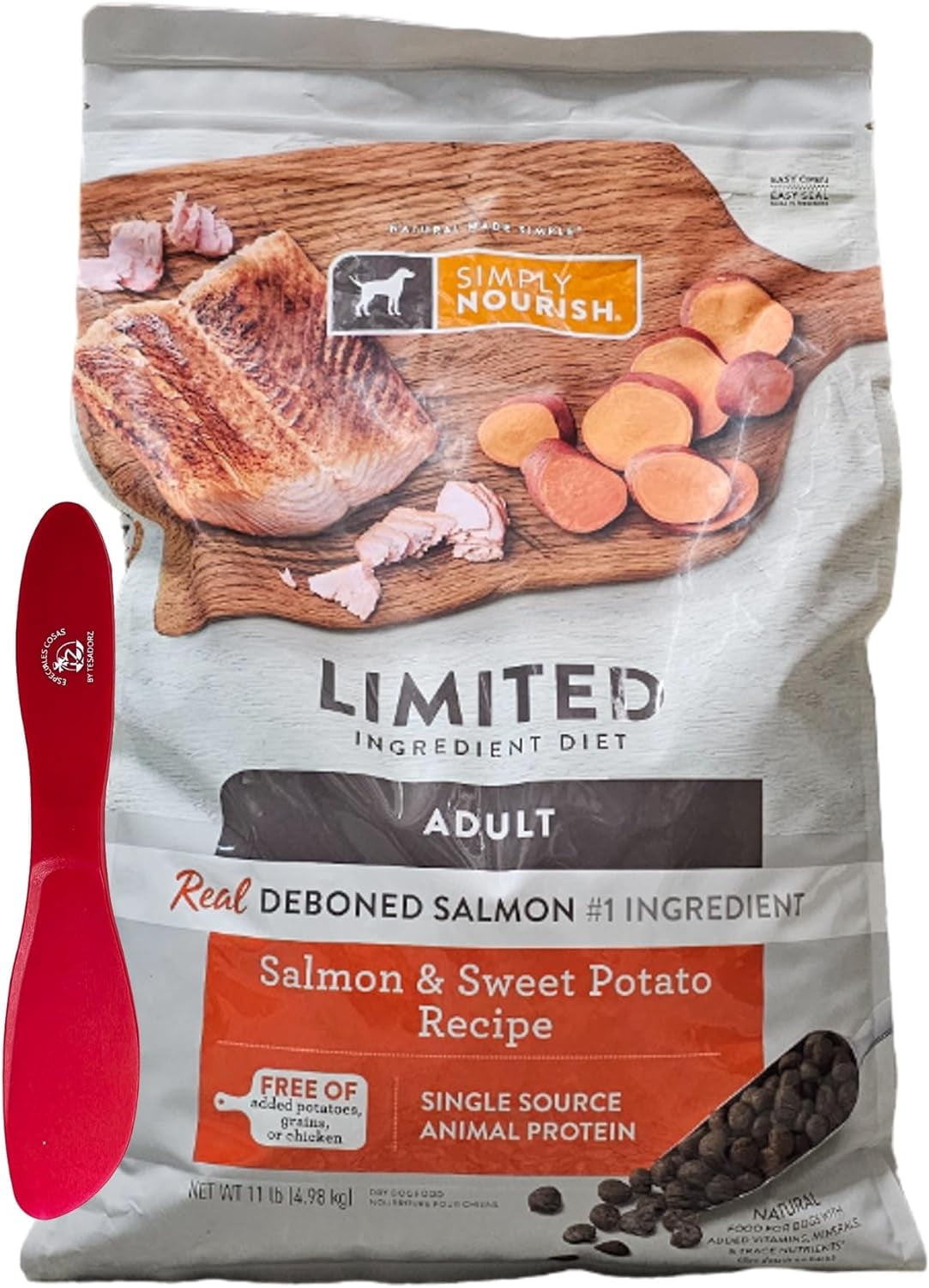 Picture of Adult Sweet Potato And Salmon Dry Dog Food 11Lbs And Especiales Cosas ...
