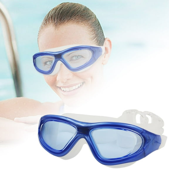 Adult Swimming Goggles Advanced Fog Leak Proof for Men and Women with Large Frame Design