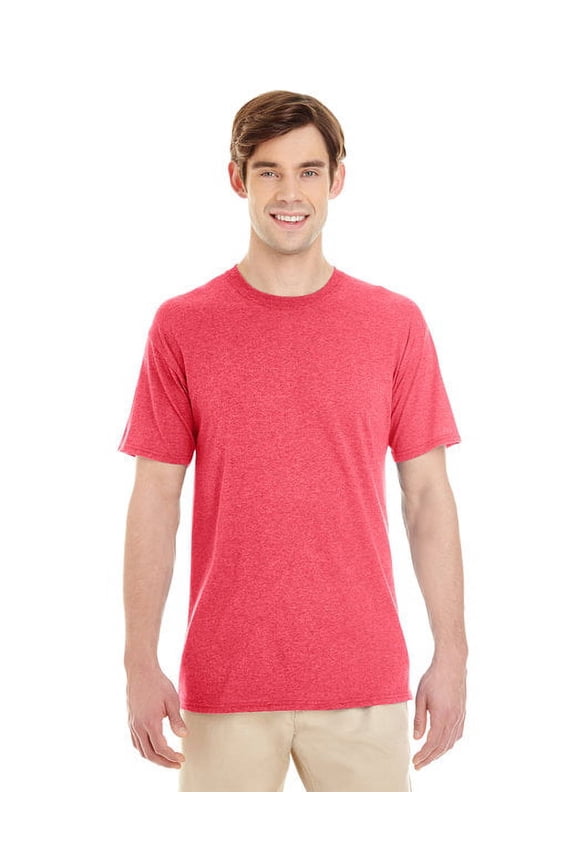 Adult TRI-BLEND T-Shirt - FIERY RED HTHR - S