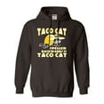 thumbnail image 1 of Adult Taco Cat Spelled Backwards Is Taco Cat Funny Sweatshirt Hoodie, 1 of 1