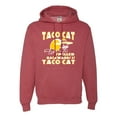 thumbnail image 1 of Adult Taco Cat Spelled Backwards Is Taco Cat Funny Sweatshirt Hoodie, 1 of 1