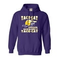 thumbnail image 1 of Adult Taco Cat Spelled Backwards Is Taco Cat Funny Sweatshirt Hoodie, 1 of 1