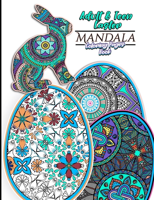 Easter Egg Mandala Coloring Book for Adults: Beautiful Collection Easter  Egg Designs, Stress Relief Coloring Book For Adults (Paperback)