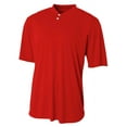 thumbnail image 1 of Adult Tek 2-Button Henley Jersey N3143, 1 of 2