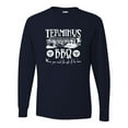 thumbnail image 1 of Adult Terminus BBQ Funny Zombie Apocalypse Long Sleeve T-Shirt, 1 of 1