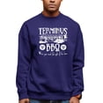 thumbnail image 1 of Adult Terminus BBQ Funny Zombie Apocalypse Sweatshirt Crewneck, 1 of 1