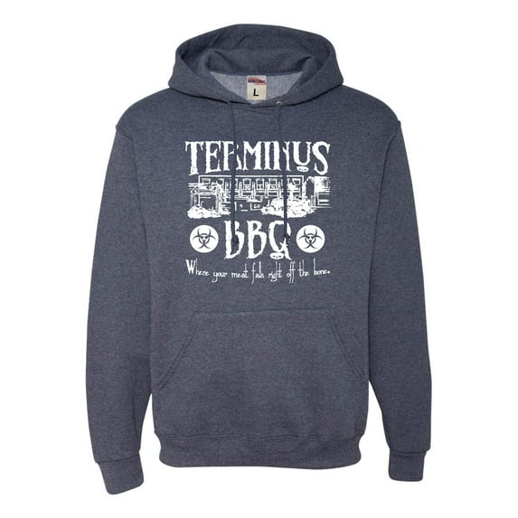 Adult Terminus BBQ Funny Zombie Apocalypse Sweatshirt Hoodie