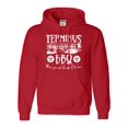 thumbnail image 1 of Adult Terminus BBQ Funny Zombie Apocalypse Sweatshirt Hoodie, 1 of 1