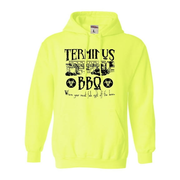 Adult Terminus BBQ Funny Zombie Apocalypse Sweatshirt Hoodie