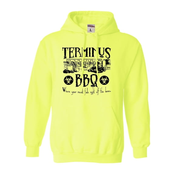 Adult Terminus BBQ Funny Zombie Apocalypse Sweatshirt Hoodie