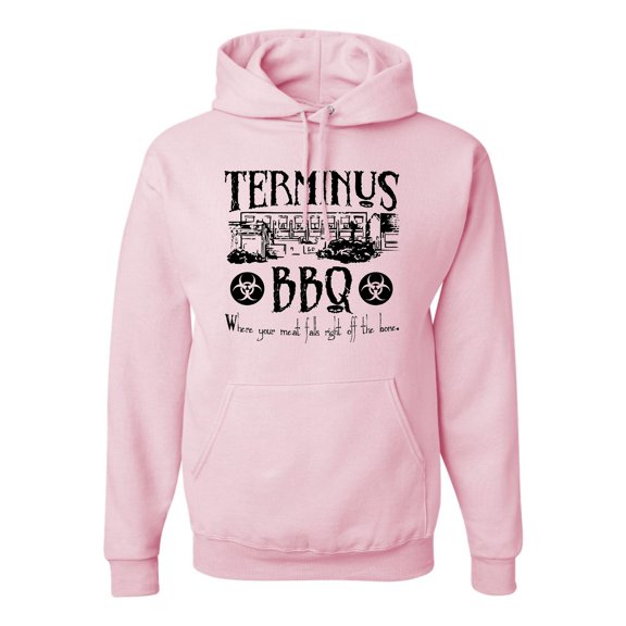 Adult Terminus BBQ Funny Zombie Apocalypse Sweatshirt Hoodie