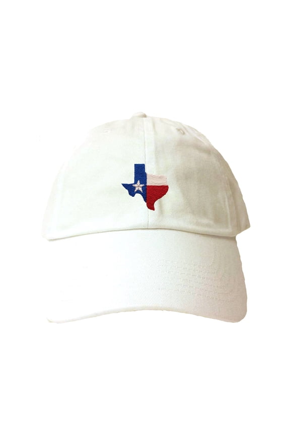 Adult Texas Flag Embroidered Dad Hat