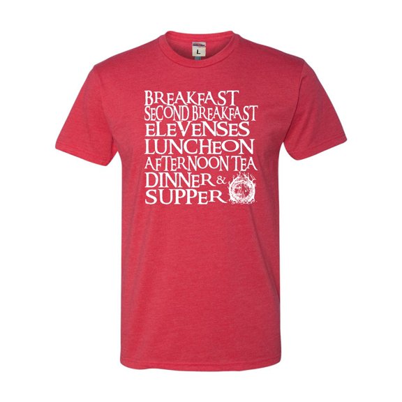 Adult The Seven Daily Meals Deluxe T-Shirt
