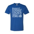 thumbnail image 1 of Adult The Seven Daily Meals Deluxe T-Shirt, 1 of 1
