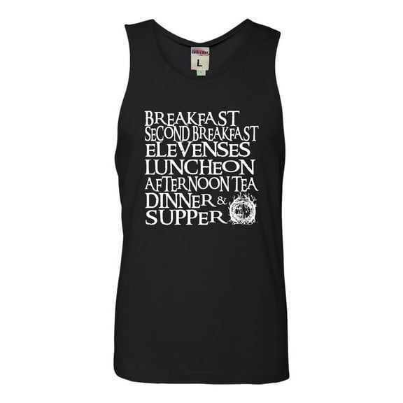 Adult The Seven Daily Meals Sleeveless Tank Top Cotton T-Shirt