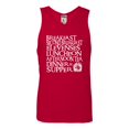 thumbnail image 1 of Adult The Seven Daily Meals Sleeveless Tank Top Cotton T-Shirt, 1 of 1