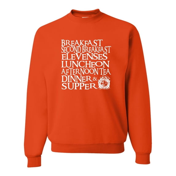 Adult The Seven Daily Meals Sweatshirt Crewneck