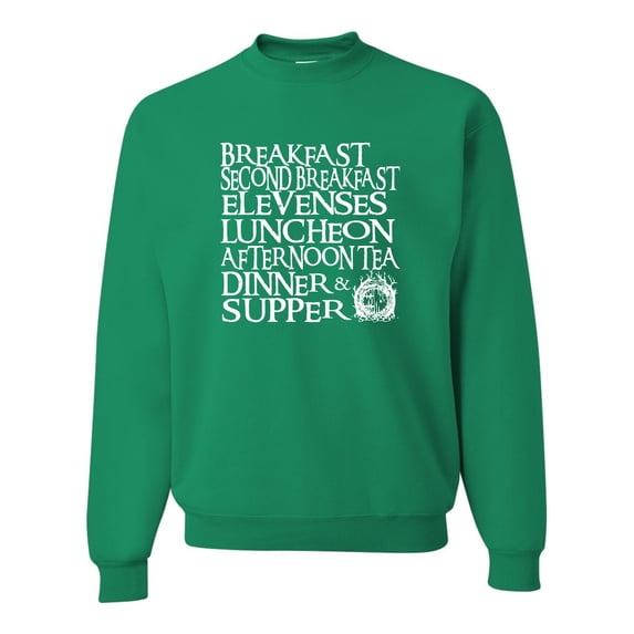 Adult The Seven Daily Meals Sweatshirt Crewneck