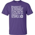 thumbnail image 1 of Adult The Seven Daily Meals T-Shirt, 1 of 1