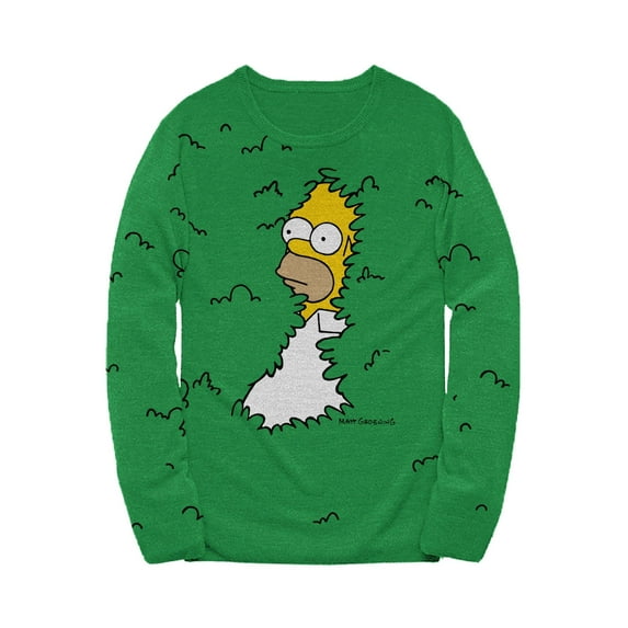Adult The Simpsons Homer Bushes Sweater