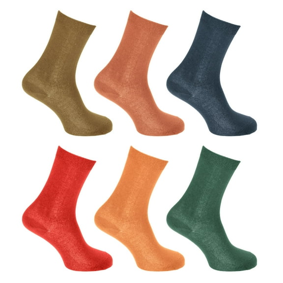 Adult Thermal Viloft Non Elastic Boot Socks (Pack Of 6)