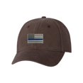 thumbnail image 1 of Adult Thin Blue Line USA Flag Embroidered Dad Hat Structured Cap, 1 of 1
