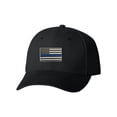 thumbnail image 1 of Adult Thin Blue Line USA Flag Embroidered Dad Hat Structured Cap, 1 of 1
