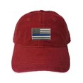 thumbnail image 1 of Adult Thin Blue Line USA Flag Embroidered Dad Hat, 1 of 1