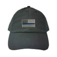 thumbnail image 1 of Adult Thin Blue Line USA Flag Embroidered Dad Hat, 1 of 1
