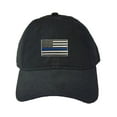 thumbnail image 1 of Adult Thin Blue Line USA Flag Embroidered Deluxe Dad Hat, 1 of 1